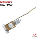 มือจับด้านใน มือเปิดในประตู ข้างซ้าย 1 ชิ้น สีน้ำตาล สำหรับ Mitsubishi FN527 FUSO FM515 ปี 1985-1989